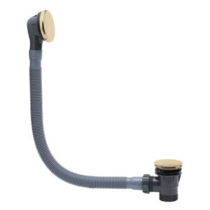 Tavistock Bath Click Waste with overflow - Brass