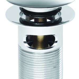 Tavistock Slotted Sprung Basin Waste Dome Top 100mm - Chrome