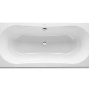 Roca Duo Plus 3mm Steel Bath - 1800 x 800mm - No Tap Holes