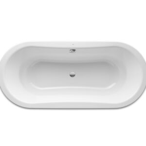 Roca Duo Oval 3mm Steel Bath - 1800 x 800 x 400mm ~