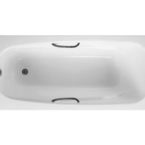 Roca Carla Single Ended Bath 1700 x 700mm 2TH Twin Grip - Bath Only (excl. feet & grips)