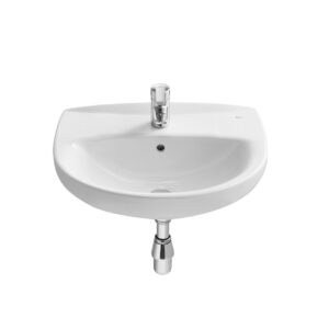 Roca Laura 450mm 1 Tap Hole Basin - White