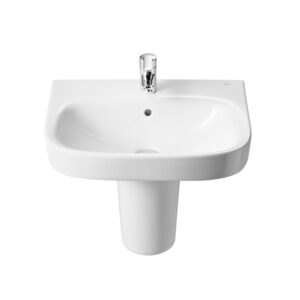 Roca Debba Basin 550mm 1 Tap Hole - White