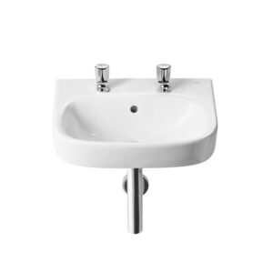 Roca Debba Cloakroom Basin 450mm 2 Tap Hole