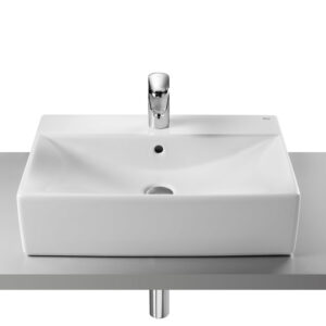 Roca Diverta 600mm Freestanding Bowl - White - 1 Tap Hole