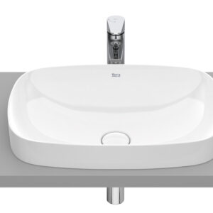 Roca Inspira 550mm Soft In Countertop Fineceramic Basin - White