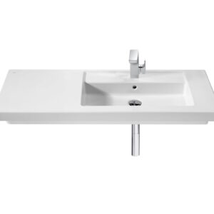 Roca Prisma 1100 x 450mm Wall Hung/Vanity Basin - 1TH Right Hand