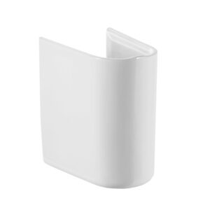 Roca Debba Semi Pedestal - White (For use with 500mm, 550mm, 600mm & 650mm basins)