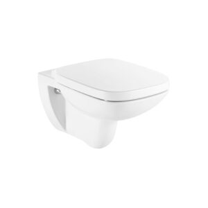 Roca Debba Square Rimless Wall Hung Pan - White (excl. frame & cistern)