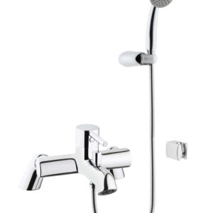 VitrA Minimax S Bath Shower Mixer - Chrome