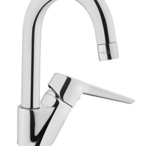VitrA Solid S Basin Mixer With Swivel Spout - Chrome