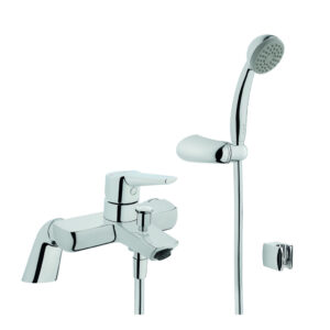 VitrA Solid S Bath/Shower Mixer With Hand Shower - Chrome