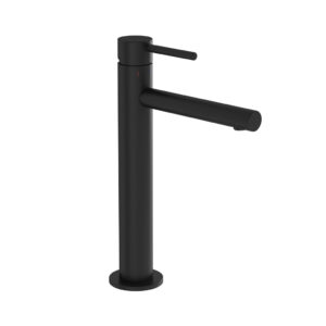 VitrA Origin Tall Basin Mixer - Matt Black