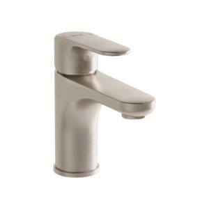 VitrA Root Round Compact Basin Mixer - Nickel