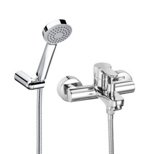 Roca L20 Wall Mounted Bath Shower Mixer - Chrome