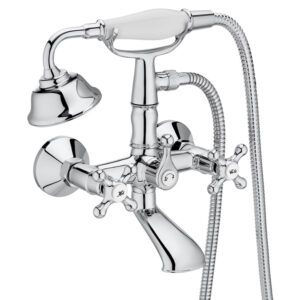 Roca Carmen Wall Mounted Bath Shower Mixer - Chrome