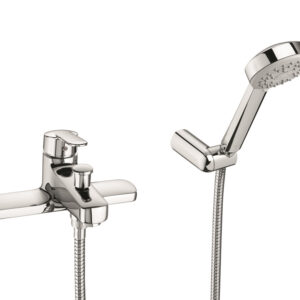 Roca Victoria V2 Deck Mounted Bath Shower Mixer - Chrome**
