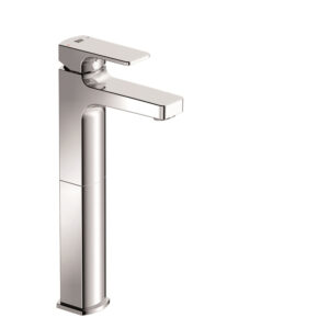 Roca Escuadra Extended Smooth Body Basin Mixer - Chrome