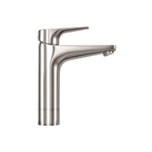 Roca Atlas Medium Height Basin Mixer - Smooth Body