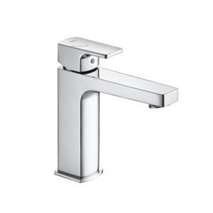 Roca L90 Compact Medium Smooth Body Basin Mixer - Chrome ~