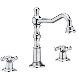 Roca Carmen 3TH Basin Mixer - Chrome