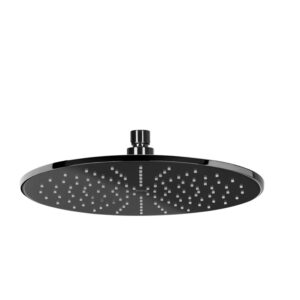 Roca Rainsense Shower Head 300mm Round - Titanium Black