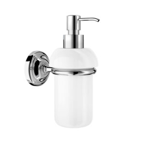 Roca Carmen Soap Dispenser - White/Chrome