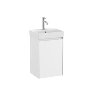 Roca ONA 400 x 320mm Compact 1 Door Furniture Pack with Basin - Matt White