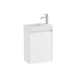 Roca ONA 450 x 260mm Compact 1 Door Furniture Pack with Basin - Matt White
