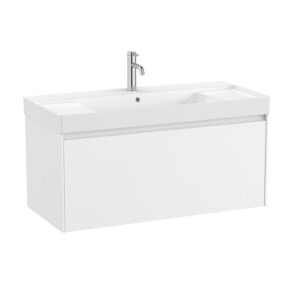 Roca ONA 1000mm 1 Drawer Furniture Pack with Basin - Matt White