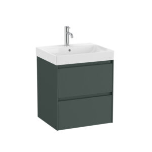Roca ONA 550mm 2 Drawer Furniture Pack with Basin - Matt Green