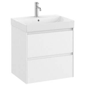 Roca ONA 600mm 2 Drawer Furniture Pack with Basin - Matt White