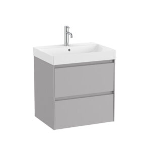 Roca ONA 600mm 2 Drawer Furniture Pack with Basin - Matt Sand Grey