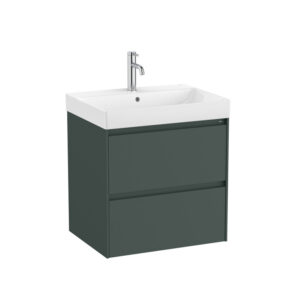 Roca ONA 600mm 2 Drawer Furniture Pack with Basin - Matt Green