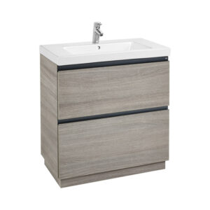Roca Lander 800mm Base Unit - City Oak