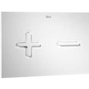 Roca PL6 Dual Flush Plate - White