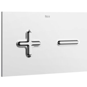 Roca PL6 Dual Flush Plate - Chrome