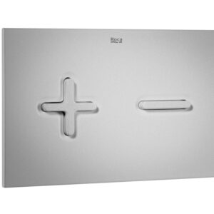 Roca PL6 Dual Flush Plate - Grey Lacquer