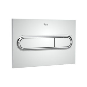 Roca PL1 Dual Flush Plate - Chrome