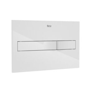 Roca PL2 Dual Flush Plate - White