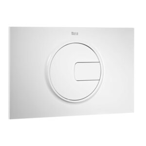 Roca PL4 Dual Flush Plate - White