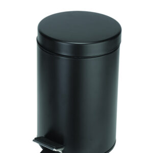 Croydex Britannia 3 Litre Pedal Bin - Matt Black