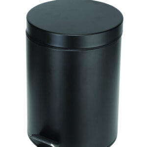 Croydex Britannia 5 Litre Pedal Bin - Matt Black