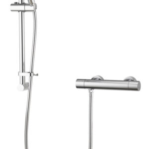 Aqualisa AQ Thermostatic Bar Valve with Safe Touch - Chrome