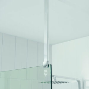 Hapi8 Wetroom Ceiling Support - Silver