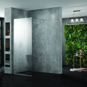 Aquadart Wetroom 10 1200mm Glass Panel Only - Clear