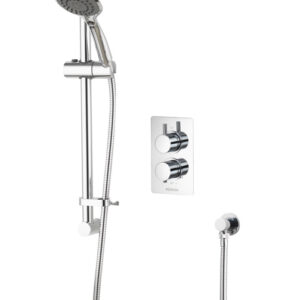 Aqualisa AQ Concealed Thermostatic Mixer with Single Outlet - Chrome