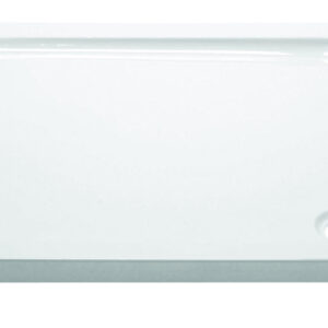 April 1000 x 1000mm Anti Slip Tray - White (excl. waste)