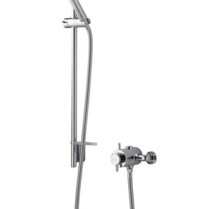 Aqualisa Aspire DL Exposed Mixer Shower - Adjustable Head