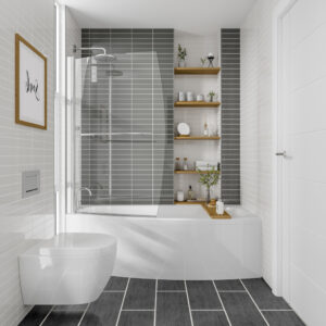 Trojan Space Saver Shower Bath Only - Left Hand